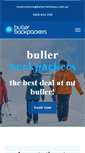 Mobile Screenshot of bullerbackpackers.com.au